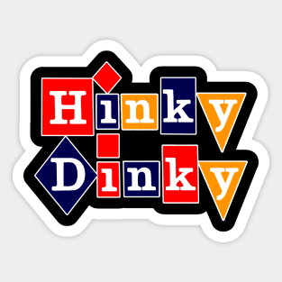 Defunct Hinky Dinky Sticker